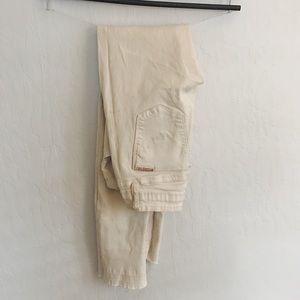 hudson baby pink distressed skinny jeans